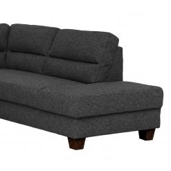 Fredriks Canapé panoramique Valines - Tissu - Tissu Kona: Noir - Méridienne courte à gauche / longue à droite (vue de face) - Sans fonction couchage - Sans appui-tête -Meubles de salon Soldes 1000249849 210415 15545800362 DETAILS P000000001000249849