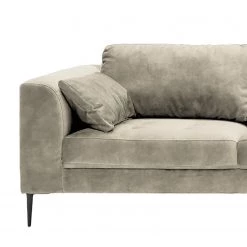 Mørteens Canapé d’angle Gaillon - Microfibre - Microfibre Cori: Gris clair - Méridienne courte à droite (vue de face) -Meubles de salon Soldes 1000249890 210415 16162500725 DETAILS P000000001000249890