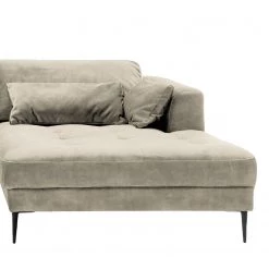 Mørteens Canapé d’angle Gaillon - Microfibre - Microfibre Cori: Gris clair - Méridienne courte à droite (vue de face) -Meubles de salon Soldes 1000249890 210415 16163100727 DETAILS P000000001000249890