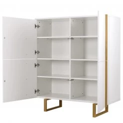 Tenzo Buffet haut Birka - Blanc -Meubles de salon Soldes 1000250345 210310 15071000014 DETAILS P000000001000250345