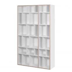 Temahome Étagère Group 108 - Panneau alvéolaire - Blanc / Marron clair