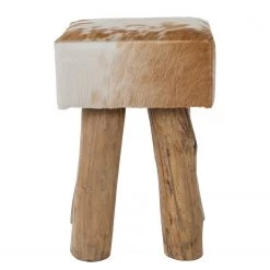 My Flair Tabouret en peau Buoux I - Peau de vache / Sapin massif 9 My Flair Tabouret en peau Buoux I - Peau de vache / Sapin massif -Meubles de salon Soldes 1000252412 210317 11322400026 DETAILS P000000001000252412