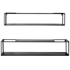 Loftscape Étagères murales Lancieux I - Métal - Noir -Meubles de salon Soldes 1000252694 220209 12152100050 DETAILS P000000001000252694