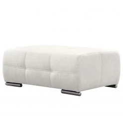 Loftscape Repose-pieds Beutin - Tissage à plat - Tissu Olea: Argenté