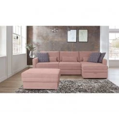 Loftscape Repose-pieds Guillac - Tissu Palila: Mauve -Meubles de salon Soldes 1000253727 210419 14522300060 MOOD DETAILS P000000001000253727 mood
