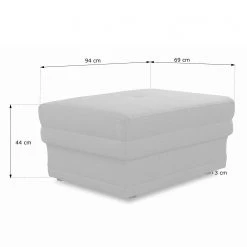 Loftscape Repose-pieds Guillac - Tissu Palila: Mauve -Meubles de salon Soldes 1000253727 210419 14522700063 SKETCH DETAILS P000000001000253727 sketch