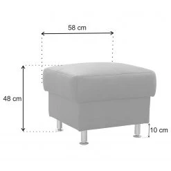 Loftscape Repose-pieds Guillon - Microfibre - Microfibre Taeko: Noir -Meubles de salon Soldes 1000253732 210419 14531600094 SKETCH DETAILS P000000001000253732 sketch