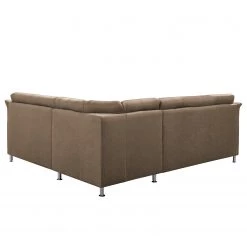 Loftscape Canapé d’angle Guillon - Microfibre - Microfibre Taeko: Marron foncé - Alignement à gauche - Sans fonction couchage -Meubles de salon Soldes 1000253785 210602 12590000120 DETAILS P000000001000253785