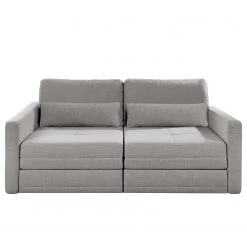 Loftscape Canapé Guillac (2 places) - Tissage à plat - Tissu Gila: Gris - Avec fonction couchage -Meubles de salon Soldes 1000253880 210419 15193401376 DETAILS P000000001000253880