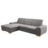 Loftscape Canapé d’angle Boussay - Tissu - Tissu Neli: Gris - Méridienne courte à gauche (vue de face) - Sans fonction couchage -Meubles de salon Soldes 1000253921 210419 15245401746 IMAGE P000000001000253921