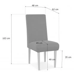 Loftscape Chaise capitonnée Juillac - Tissage à plat - Tissu Olea: Bleu -Meubles de salon Soldes 1000254001 210413 13355000098 SKETCH DETAILS P000000001000254001 sketch