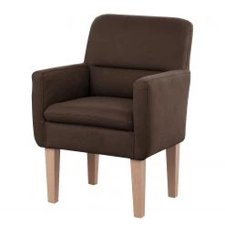 Loftscape Fauteuil Juillac - Tissage à plat - Tissu Olea: Espresso