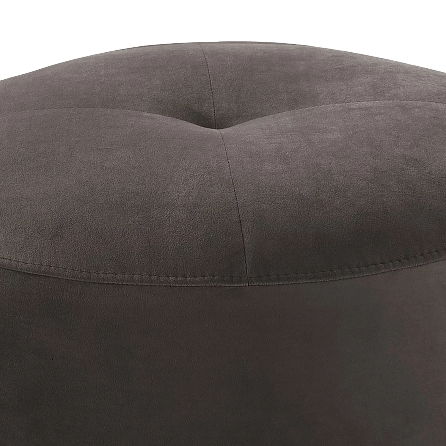 Fredriks Repose-pieds capitonné Monteux - Velours Ravi: Gris foncé - 63 x 63 cm 6 Fredriks Repose-pieds capitonné Monteux - Velours Ravi: Gris foncé - 63 x 63 cm – Image 4