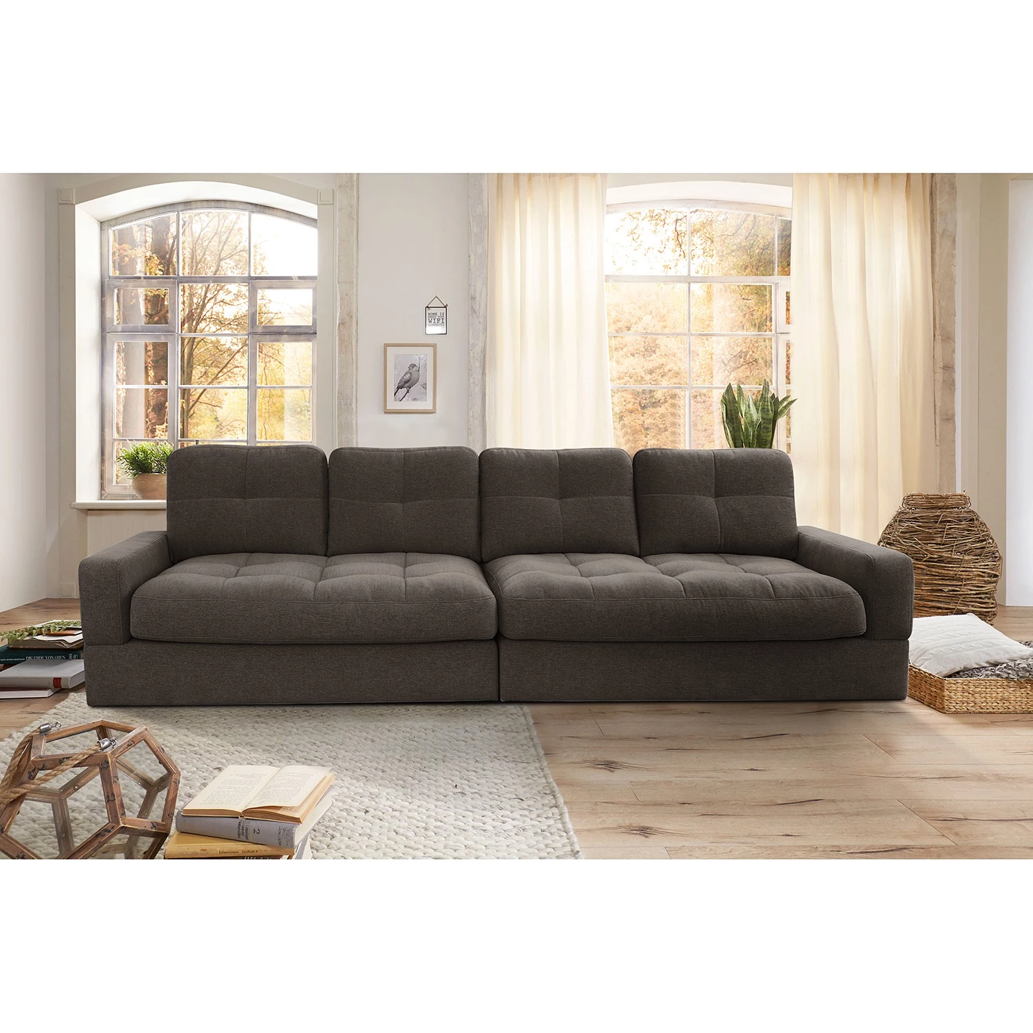 Fredriks Grand canapé Montfort - Chenille - Tissu Chenille Alix: Espresso 5 Fredriks Grand canapé Montfort - Chenille - Tissu Chenille Alix: Espresso – Image 3