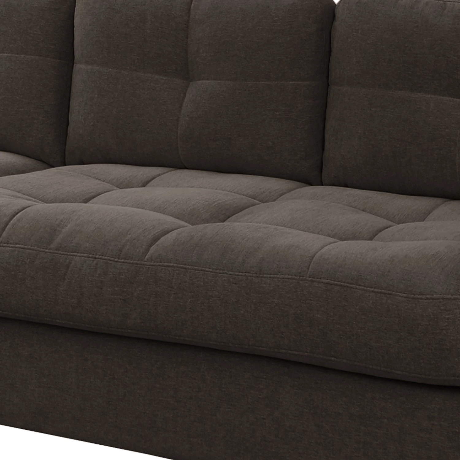 Fredriks Grand canapé Montfort - Chenille - Tissu Chenille Alix: Espresso 9 Fredriks Grand canapé Montfort - Chenille - Tissu Chenille Alix: Espresso – Image 7