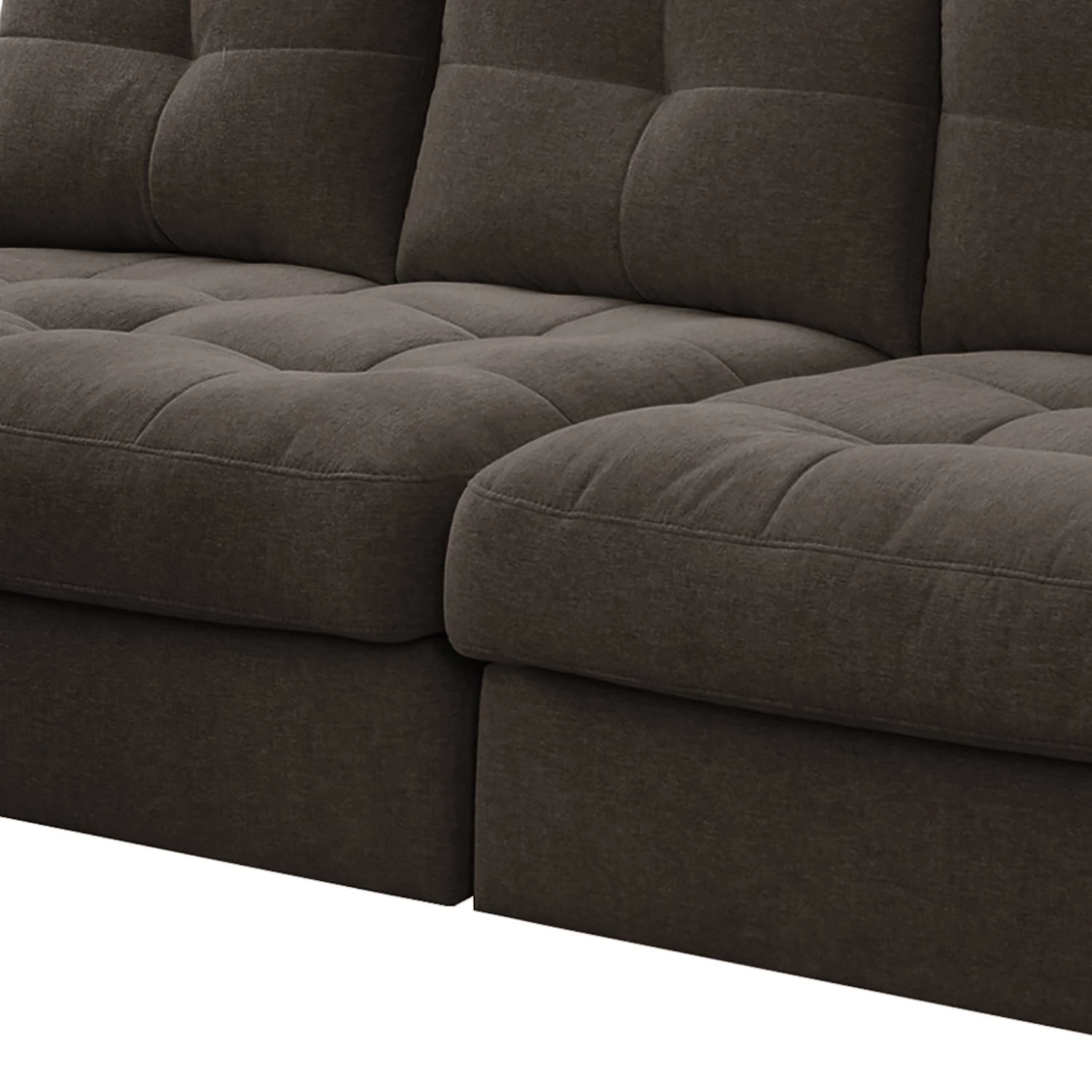 Fredriks Grand canapé Montfort - Chenille - Tissu Chenille Alix: Espresso 11 Fredriks Grand canapé Montfort - Chenille - Tissu Chenille Alix: Espresso – Image 9