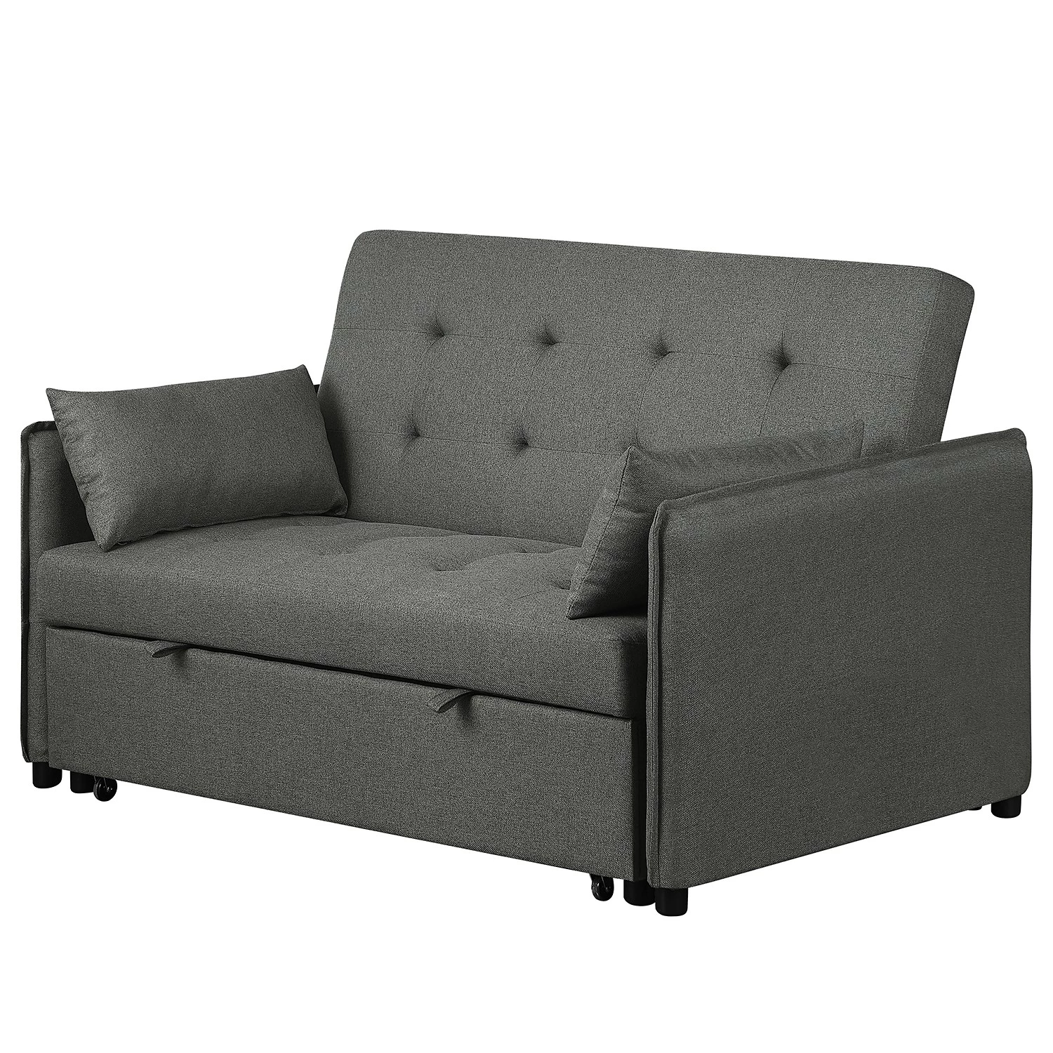 Loftscape Canapé convertible Millery - Tissu - Gris foncé 3 Loftscape Canapé convertible Millery - Tissu - Gris foncé