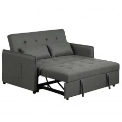 Loftscape Canapé convertible Millery - Tissu - Gris foncé 24 Loftscape Canapé convertible Millery - Tissu - Gris foncé -Meubles de salon Soldes 1000254297 210929 14123700190 DETAILS P000000001000254297