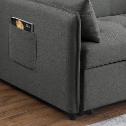 Loftscape Canapé convertible Millery - Tissu - Gris foncé 28 Loftscape Canapé convertible Millery - Tissu - Gris foncé -Meubles de salon Soldes 1000254297 210929 14123800234 DETAILS P000000001000254297