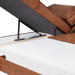 Ars manufacti Canapé d’angle FORT DODGE - Aspect cuir vieilli - Microfibre Yaka: Cognac - Méridienne courte à gauche (vue de face) - Avec fonction couchage 24 Ars manufacti Canapé d’angle FORT DODGE - Aspect cuir vieilli - Microfibre Yaka: Cognac - Méridienne courte à gauche (vue de face) - Avec fonction couchage -Meubles de salon Soldes 1000254513 210330 06272100103 DETAILS P000000001000254513