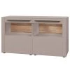 GWINNER Buffet Bellano IV - Placage en bois véritable - Mat fango / Noyer ramageux - Sans éclairage -Meubles de salon Soldes 1000254891 210511 10460100049 IMAGE P000000001000254891