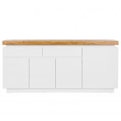 Fredriks Enfilade Namona II - Éclairage inclus - Imitation chêne / Blanc -Meubles de salon Soldes 1000255074 220803 030 DETAILS P000000001000255074