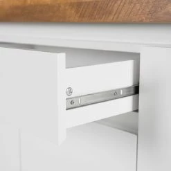 Fredriks Enfilade Namona II - Éclairage inclus - Imitation chêne / Blanc -Meubles de salon Soldes 1000255074 220803 050 DETAILS P000000001000255074