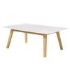 Mørteens Table basse Tenabo - Partiellement en chêne massif - Chêne / Blanc -Meubles de salon Soldes 1000255157 211012 16215400027 IMAGE P000000001000255157