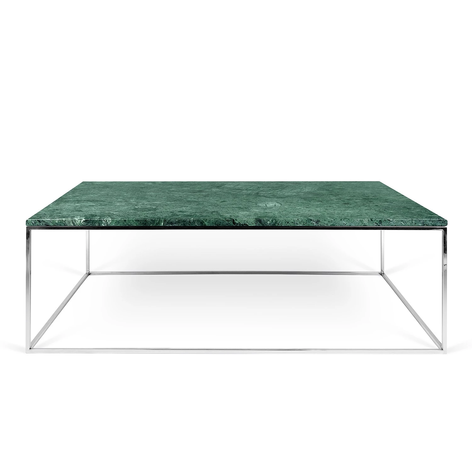 Temahome Table basse Gleam I - Marbre / Métal - Vert / Chrome - Largeur : 120 cm 9 Temahome Table basse Gleam I - Marbre / Métal - Vert / Chrome - Largeur : 120 cm – Image 7