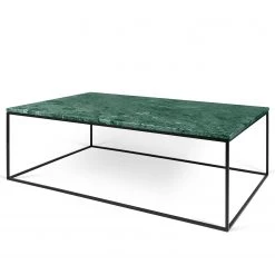 Temahome Table basse Gleam I - Marbre / Métal - Vert / Noir - Largeur : 120 cm