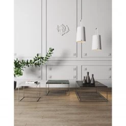 Temahome Table basse Gleam I - Marbre / Métal - Vert / Chrome - Largeur : 75 cm -Meubles de salon Soldes 1000255279 210324 15033800464 MOOD DETAILS P000000001000255279 mood