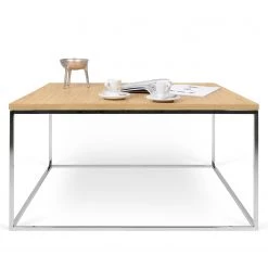 Temahome Table basse Gleam III - Placage en bois véritable / Métal - Chêne - Largeur : 75 cm 8 Temahome Table basse Gleam III - Placage en bois véritable / Métal - Chêne - Largeur : 75 cm -Meubles de salon Soldes 1000255281 210324 15033800476 DETAILS P000000001000255281