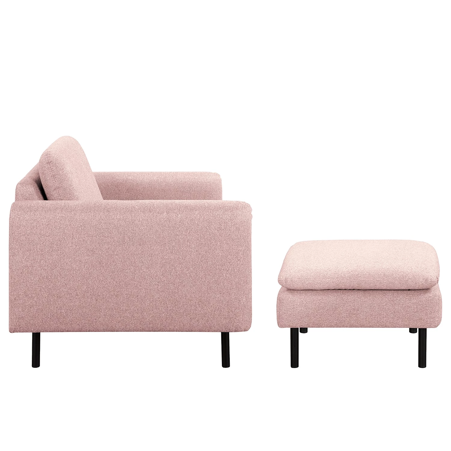 Norrwood Fauteuil La Motte - Tissu - Tissu Sogol: Mauve - Avec repose-pieds 9 Norrwood Fauteuil La Motte - Tissu - Tissu Sogol: Mauve - Avec repose-pieds – Image 7