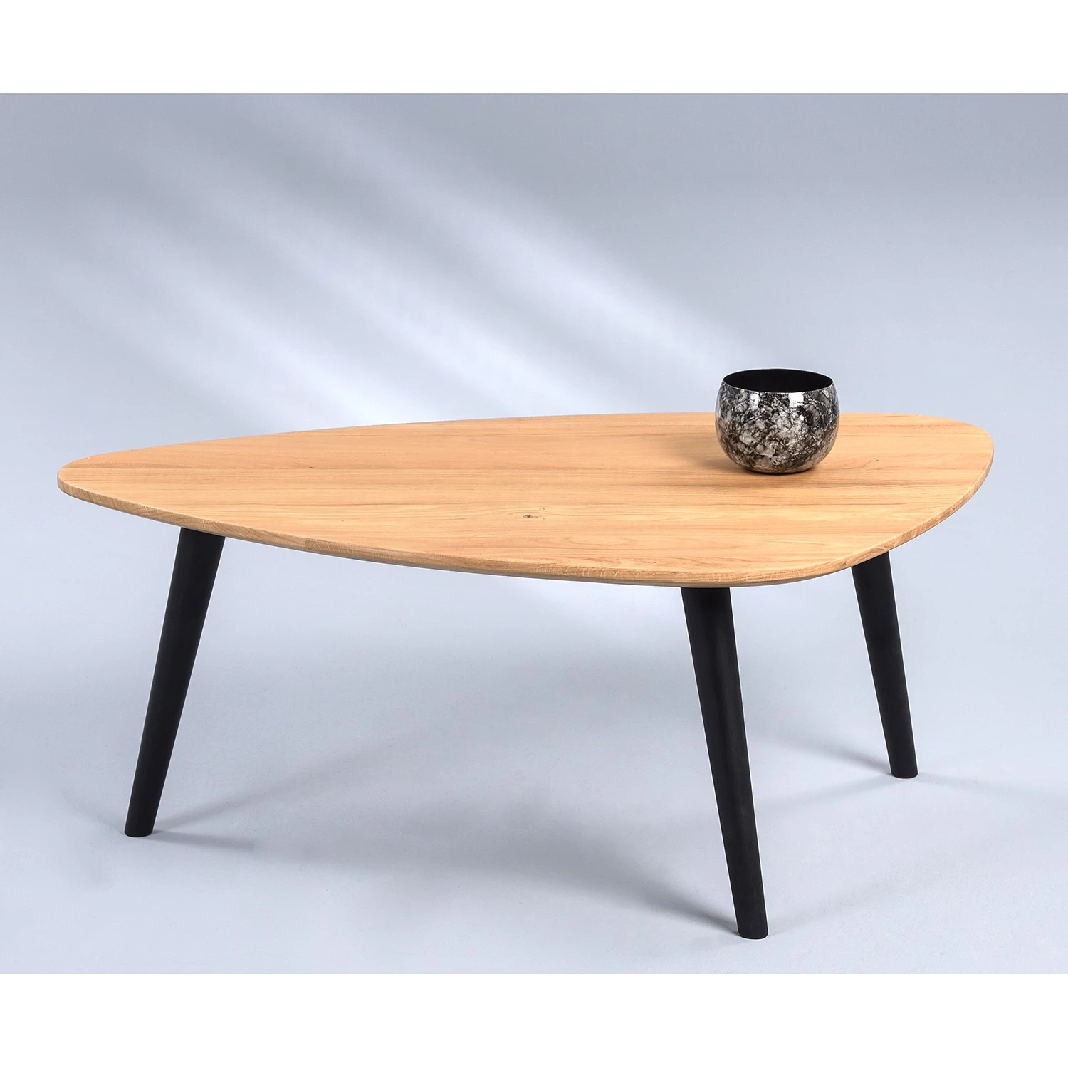 Naturoo Table basse Le Verdier I - Chêne sauvage / Hêtre massif - Chêne sauvage / Noir 4 Naturoo Table basse Le Verdier I - Chêne sauvage / Hêtre massif - Chêne sauvage / Noir – Image 2