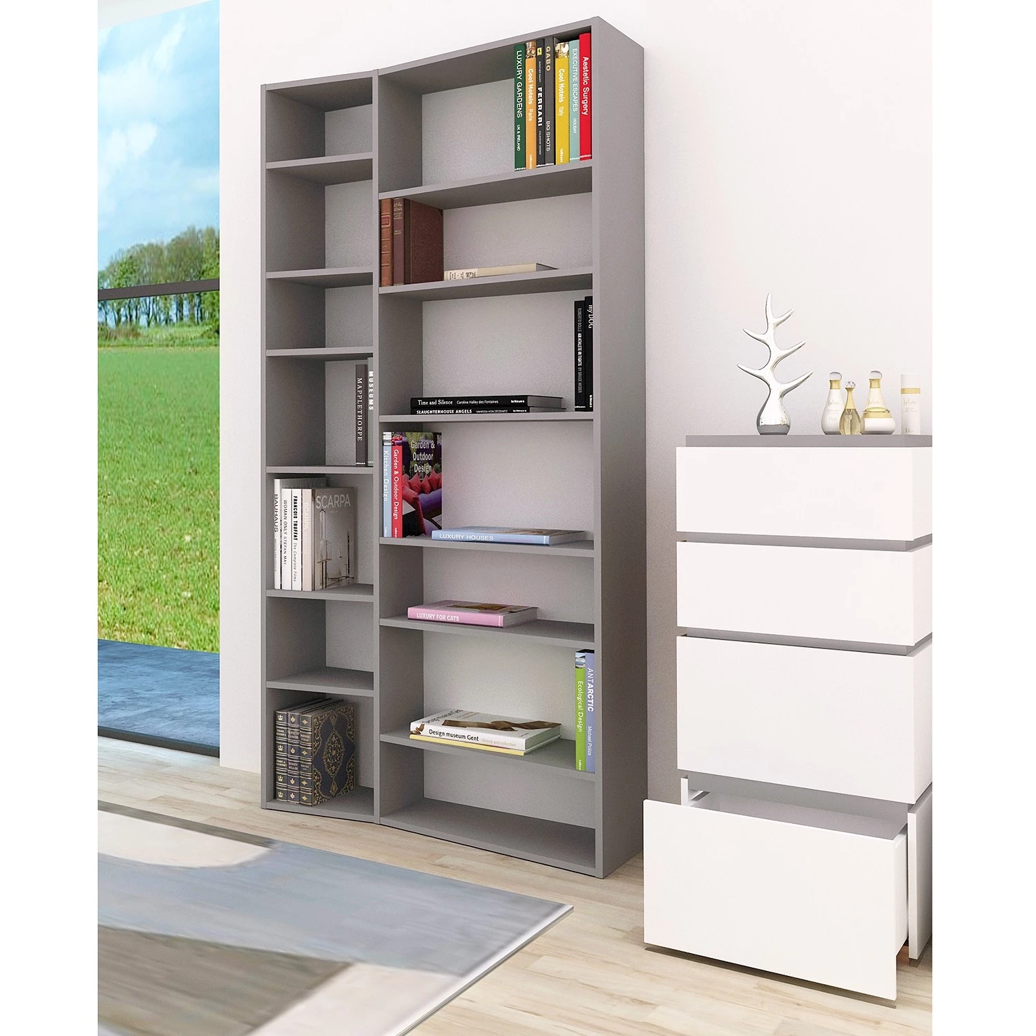 Temahome Étagère Maze V - Gris sable 4 Temahome Étagère Maze V - Gris sable – Image 2