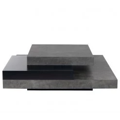 Temahome Table basse Slate - Imitation béton / Noir 14 Temahome Table basse Slate - Imitation béton / Noir -Meubles de salon Soldes 1000255995 210331 14490600197 DETAILS P000000001000255995