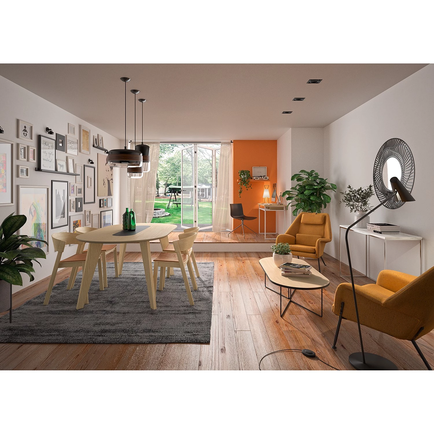 Temahome Console Gleam - Blanc / Chrome 4 Temahome Console Gleam - Blanc / Chrome – Image 2