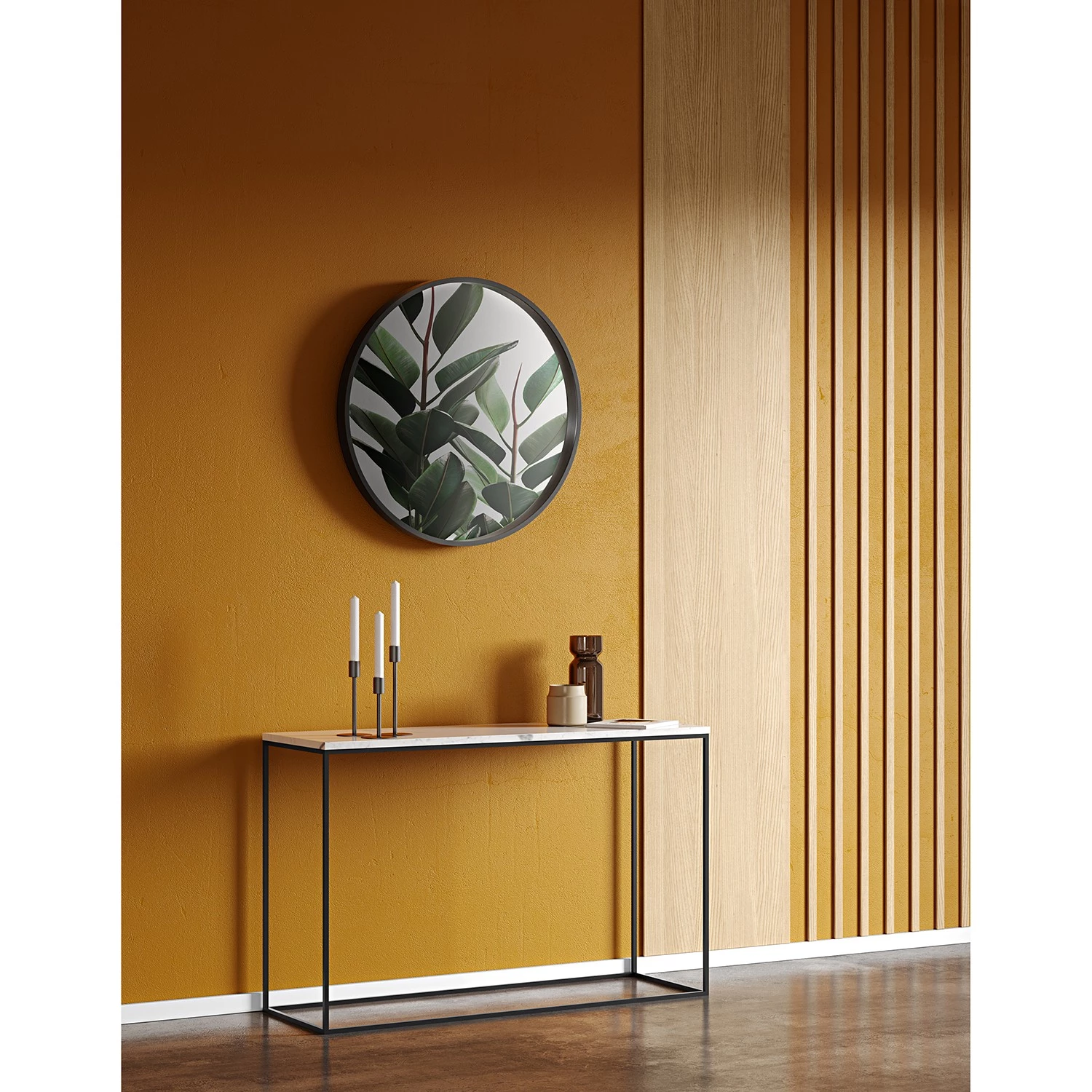 Temahome Console Gleam - Blanc / Noir 4 Temahome Console Gleam - Blanc / Noir – Image 2