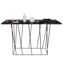 Temahome Console Helix - Marbre / Métal - Noir -Meubles de salon Soldes 1000256018 210331 14514900311 DETAILS P000000001000256018