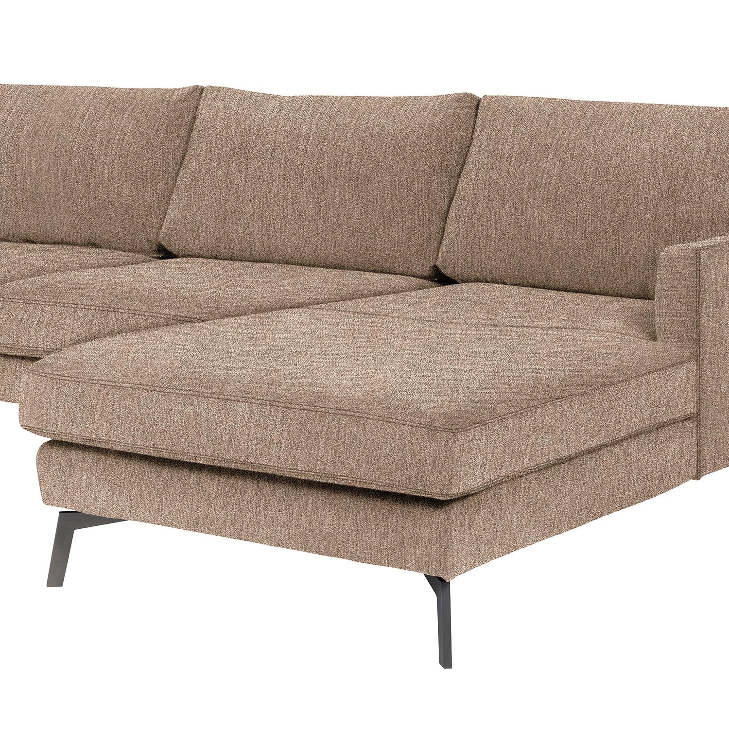 Studio Copenhagen Canapé d’angle Vieux Bourg - Tissu - Tissu Nona: Taupe - Méridienne courte à droite (vue de face) 13 Studio Copenhagen Canapé d’angle Vieux Bourg - Tissu - Tissu Nona: Taupe - Méridienne courte à droite (vue de face) – Image 11