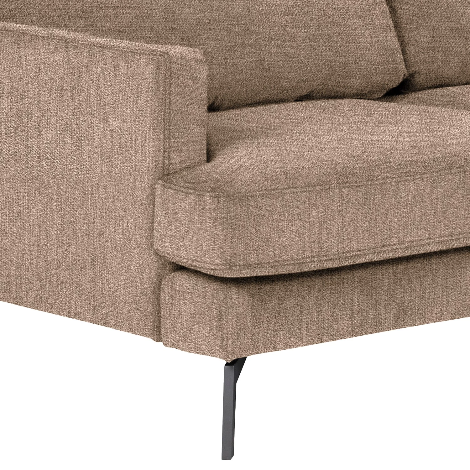 Studio Copenhagen Canapé d’angle Vieux Bourg - Tissu - Tissu Nona: Taupe - Méridienne courte à droite (vue de face) 14 Studio Copenhagen Canapé d’angle Vieux Bourg - Tissu - Tissu Nona: Taupe - Méridienne courte à droite (vue de face) – Image 12