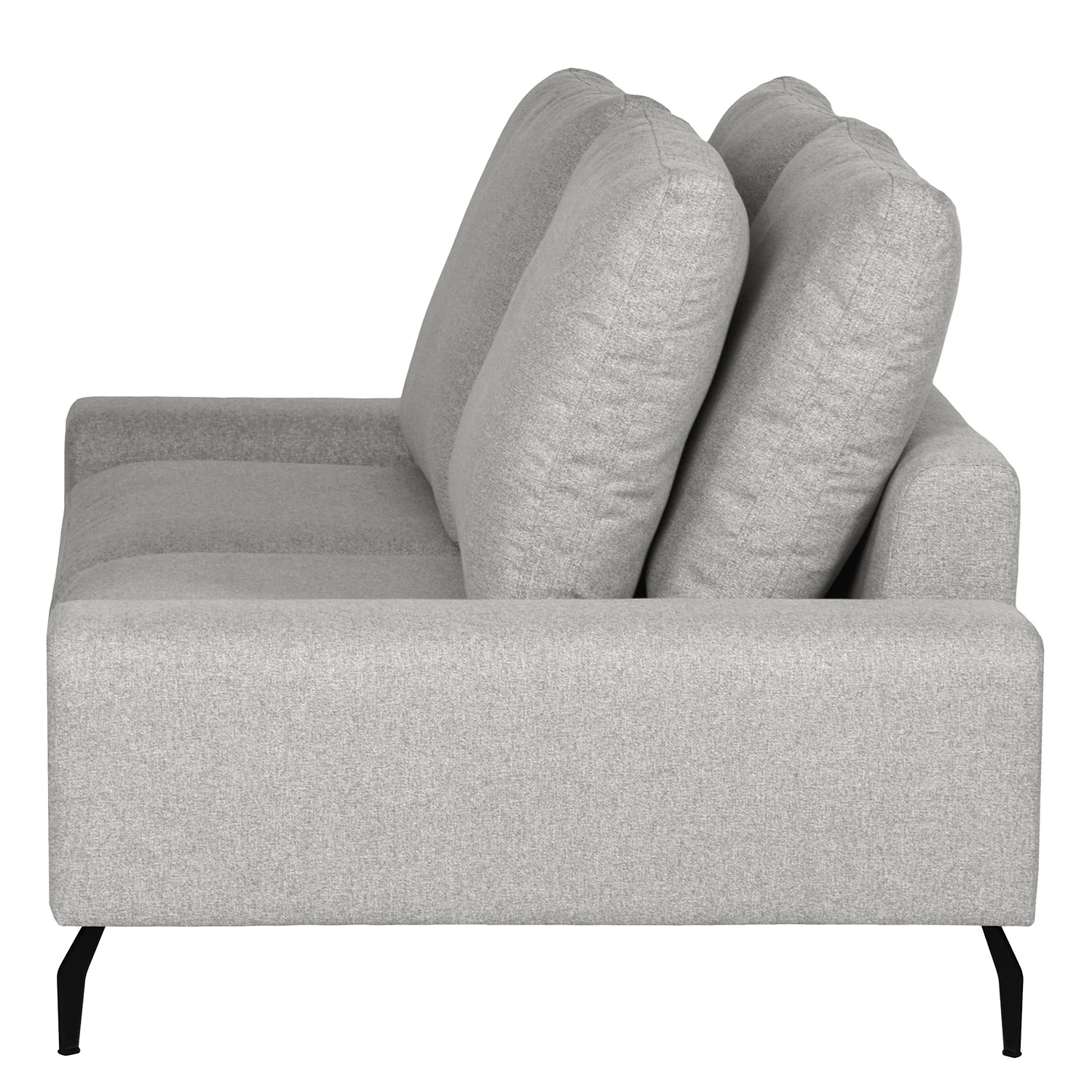 Bizzarto Canapé Penda (2/3 places) - Tissu - Tissu Sogol: Gris fumé 5 Bizzarto Canapé Penda (2/3 places) - Tissu - Tissu Sogol: Gris fumé – Image 3