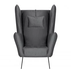 Bizzarto Fauteuil Caleta - Tissu - Velours Onoli: Anthracite 16 Bizzarto Fauteuil Caleta - Tissu - Velours Onoli: Anthracite -Meubles de salon Soldes 1000256766 210427 09293800340 DETAILS P000000001000256766