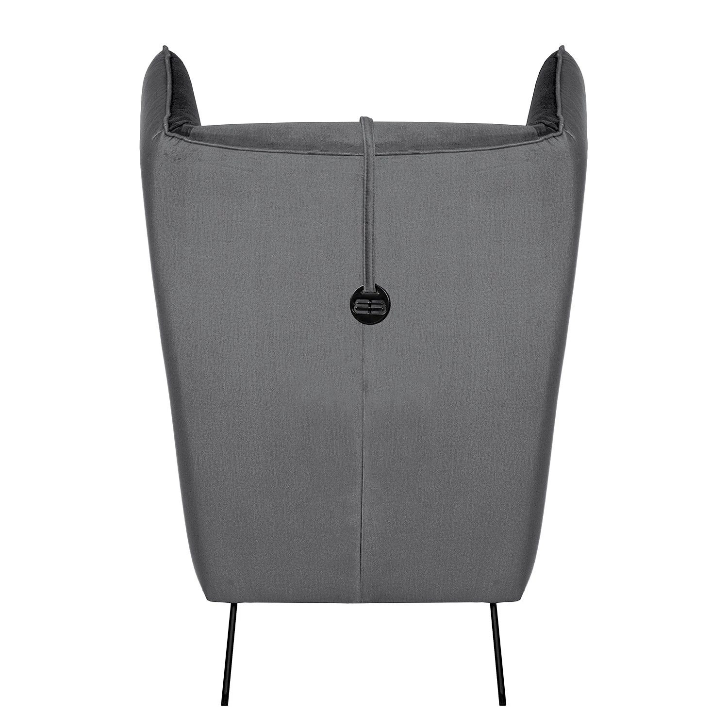 Bizzarto Fauteuil Caleta - Tissu - Velours Onoli: Anthracite 8 Bizzarto Fauteuil Caleta - Tissu - Velours Onoli: Anthracite – Image 6