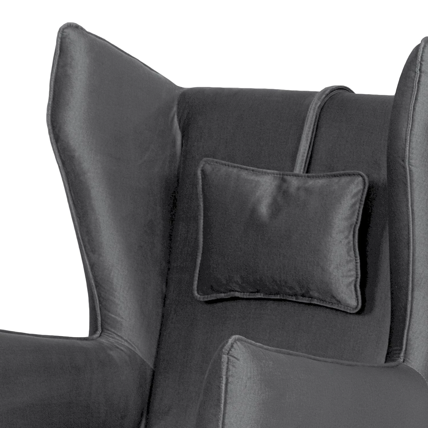 Bizzarto Fauteuil Caleta - Tissu - Velours Onoli: Anthracite 9 Bizzarto Fauteuil Caleta - Tissu - Velours Onoli: Anthracite – Image 7