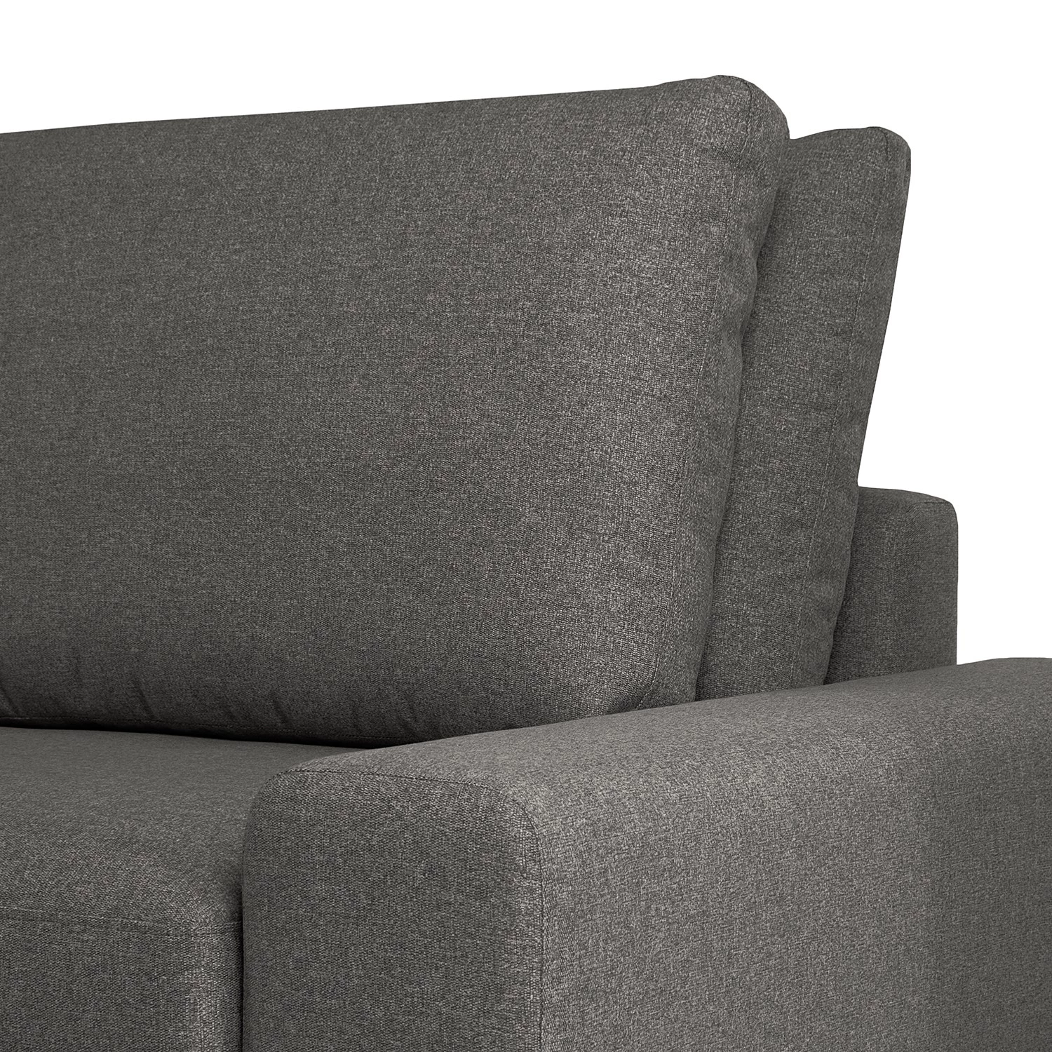 Bizzarto Canapé panoramique Penda - Tissu - Tissu Sogol: Gris foncé - Méridienne courte à gauche (vue de face) 10 Bizzarto Canapé panoramique Penda - Tissu - Tissu Sogol: Gris foncé - Méridienne courte à gauche (vue de face) – Image 8