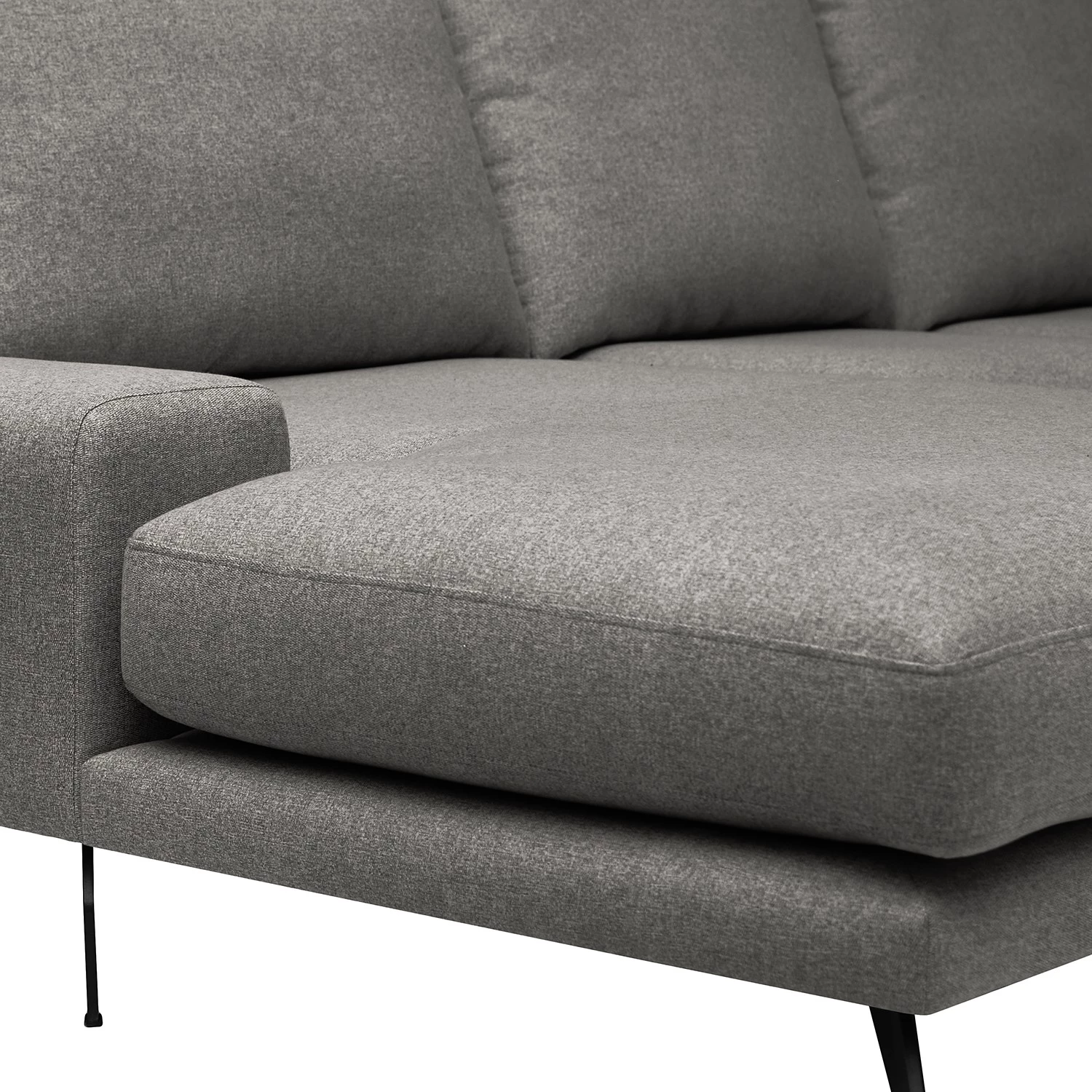 Bizzarto Canapé panoramique Penda - Tissu - Tissu Sogol: Gris foncé - Méridienne courte à gauche (vue de face) 13 Bizzarto Canapé panoramique Penda - Tissu - Tissu Sogol: Gris foncé - Méridienne courte à gauche (vue de face) – Image 11