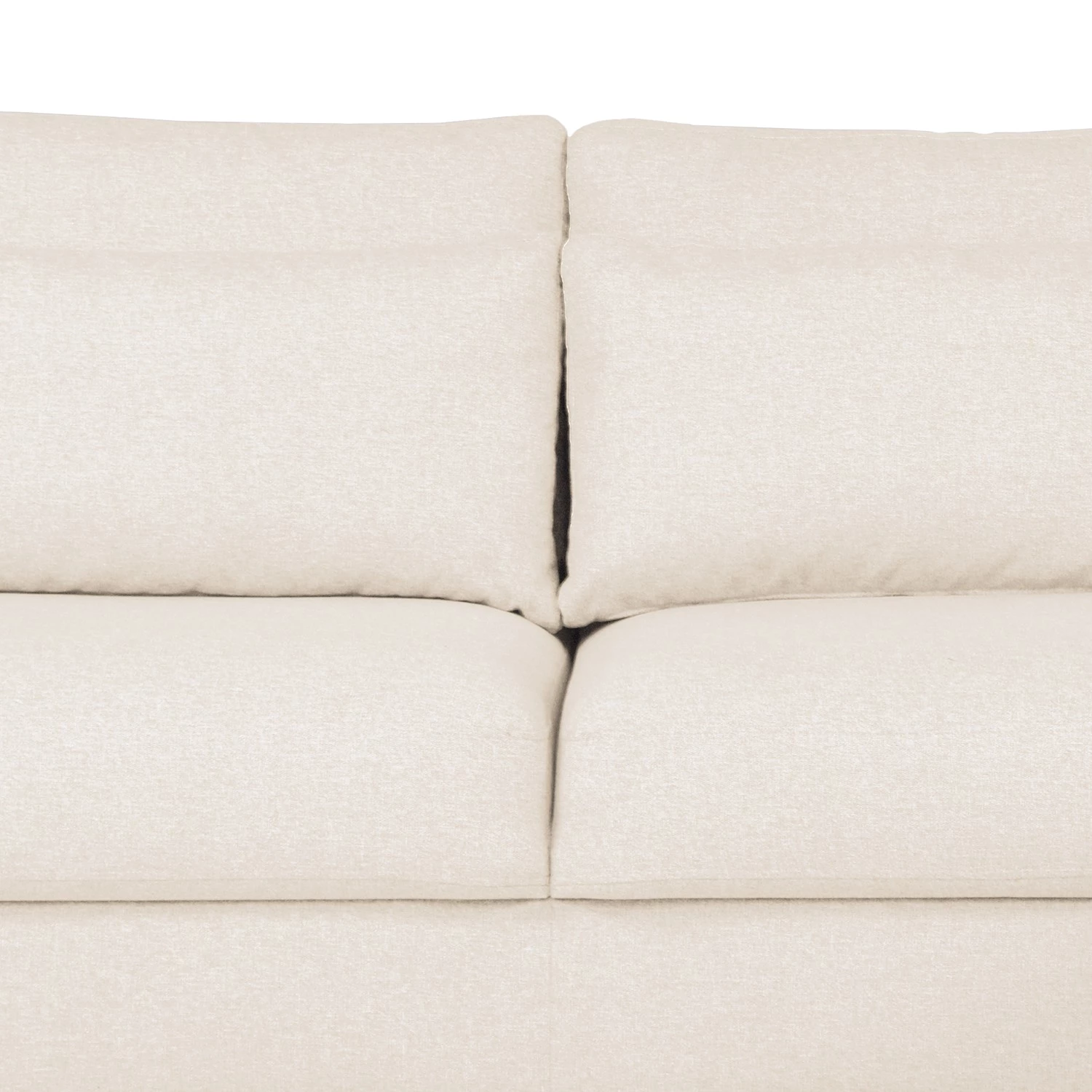 Bizzarto Canapé d’angle Gurabo II - Tissu - Tissu Sogol: Créme - Méridienne courte montable des deux côtés 8 Bizzarto Canapé d’angle Gurabo II - Tissu - Tissu Sogol: Créme - Méridienne courte montable des deux côtés – Image 6