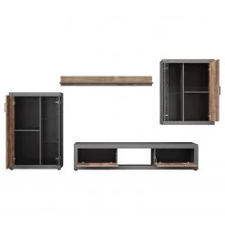 Trendteam Ensemble meubles TV Jazz (4 éléments) - Imitation chêne foncé / Gris foncé 14 Trendteam Ensemble meubles TV Jazz (4 éléments) - Imitation chêne foncé / Gris foncé -Meubles de salon Soldes 1000256959 210409 12314300029 DETAILS P000000001000256959