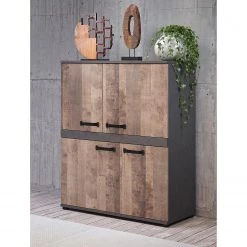 Trendteam Meuble d’entrée Stripe II - Imitation bois recyclé / Gris 9 Trendteam Meuble d’entrée Stripe II - Imitation bois recyclé / Gris -Meubles de salon Soldes 1000256963 210409 12324400045 MOOD DETAILS P000000001000256963 mood